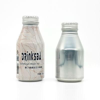 Aluminum Bottle 280ml and Screw Cap for Vodka