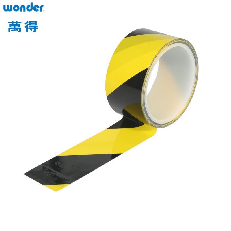 High Quality PVC Vinyl Hazard Warning Tape with Wonder Brand Used for Packing