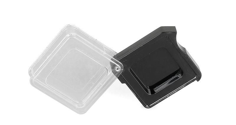Customized Wholesale 1 Hole Black Plastic Empty Eyeshadow Palette Cosmetic Beauty Case for Packaging