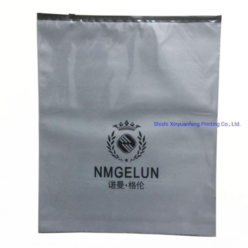 OEM Zipper Bag for Garment Packaging Bag CPE Poly Bag