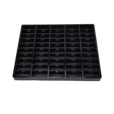 Custom Antistatic Thermoforming PS Black Plastic Blister Tray