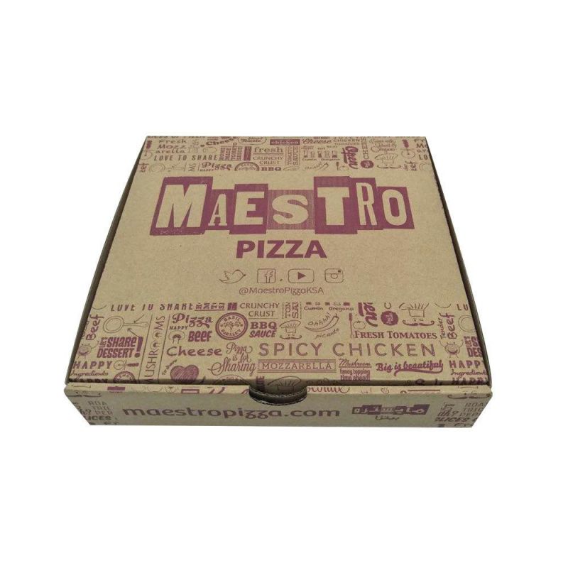 China Suppliers High Performance Corrugated Paper Box for Packaging Pizza