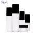 Factory Price Cosmetic Packaging Square Acrylic Lip Balm Eye Face Cream Jar Plastic Container Serum Bottles Lotion Bottle