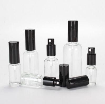 50ml 100ml Refillable Cosmetic Glass Bottle Essential Oil Lotion Pump Bottle Wholesale