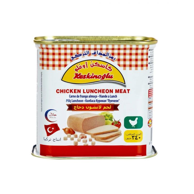 Wholesale Empty Rectangular Tin Box for Luncheon Meat in Canned