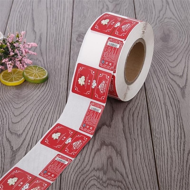 Factory Wholesale Stickers Roll Label Printing Custom Water Bottle Labels