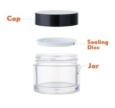 Wholesale Thick Wall Round Shape 5/10/15/20/30/50/100/120/200/250 PETG Cosmetic Jar for Skincare Cream Packaging