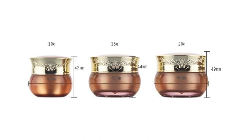 15ml Acrylic Cosmetic Packaging Container Empty Plastic Double Wall Jar
