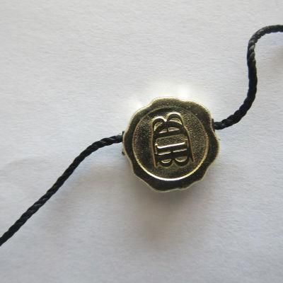 Plastic Hang Tag Garment String Seal Tag