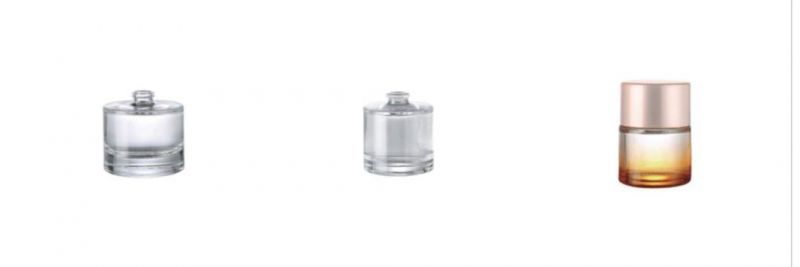 Custom Round Empty Clear Fragrance Glass Perfume Bottle 150ml Perfume Spray Glass Bottles with Cap