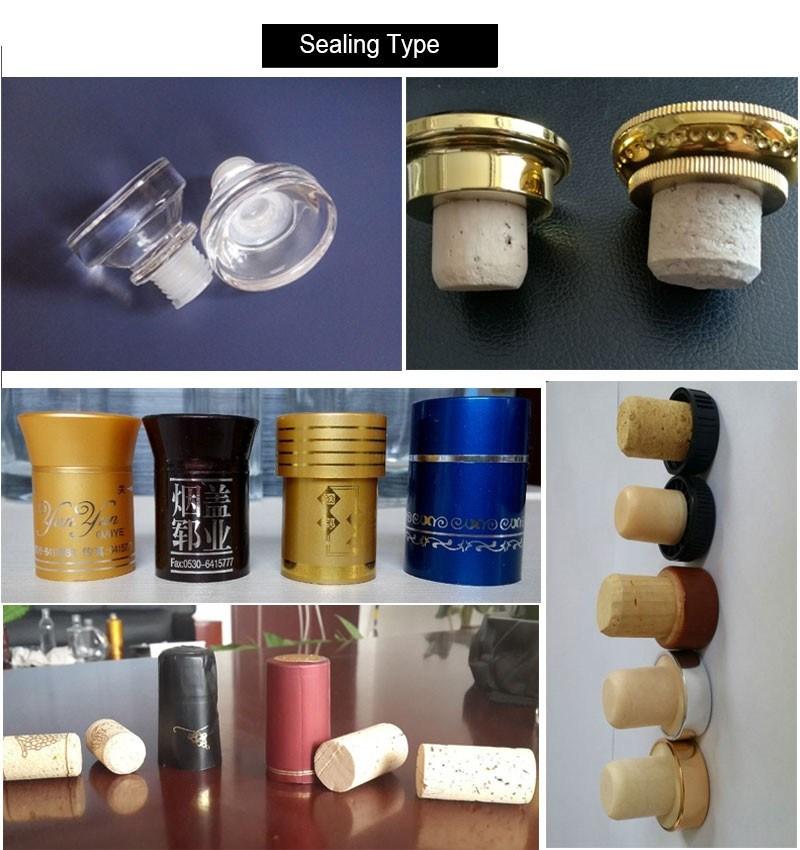 375ml 500ml 750ml Empty Round Screwing Sealing Type Glass Vodka Bottle