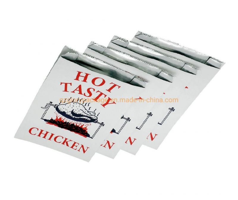 Aluminium Foil Lined Food Packaging Kraft Paper Bag