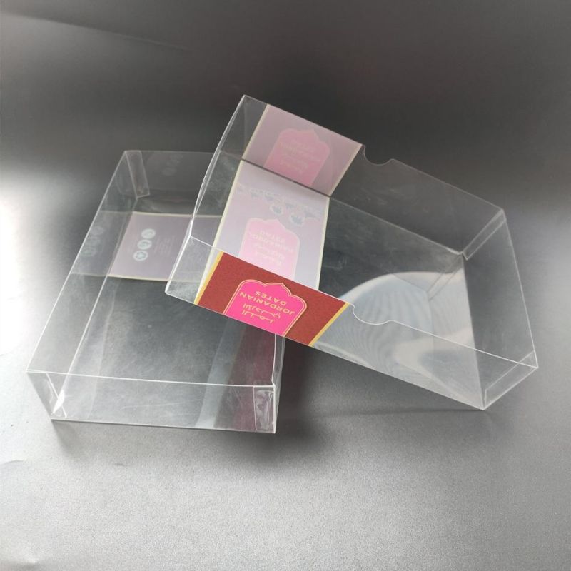 Custom upper and lower gift Plastic PET Food Packaging Boxes