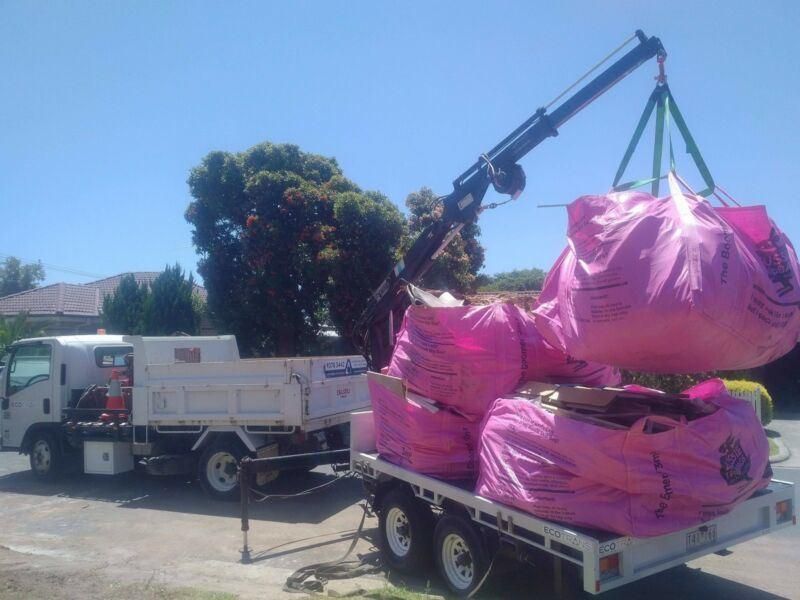 Skip Bag 3 Yards Big Bag Rubbish Construction Waste Timber Plaster Metal Bag Dumpster Skip Bag