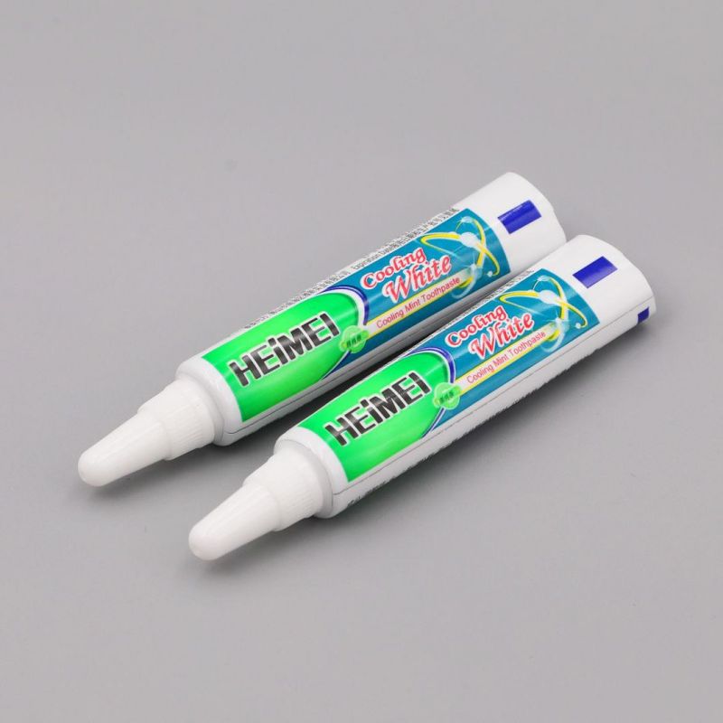 Customized 100ml Aluminum Plastic Laminated Toothpaste Tubes with Crown Cap