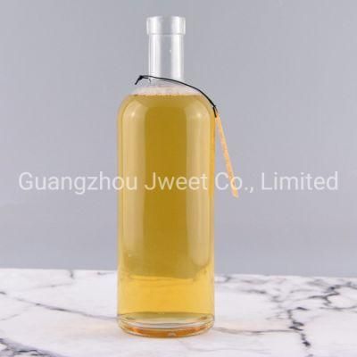 1000ml Empty Glass Vodka Bottle Clear Liquor Glass Vodka Bottle