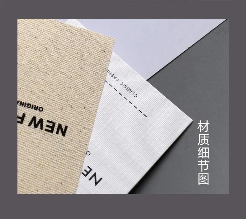Hot Sale Garment Accessories off-White Gain Paper Custom Hang Tag with Cotton Label