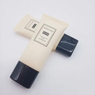 Flat Oval Sunscreen Plastic Tube Cosmetic Tube for Cream Packaging