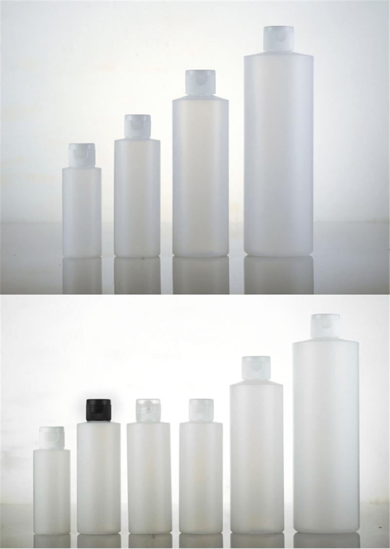 60ml Flat Shoulder Shampoo Container Flip Bottle with Flip Cap