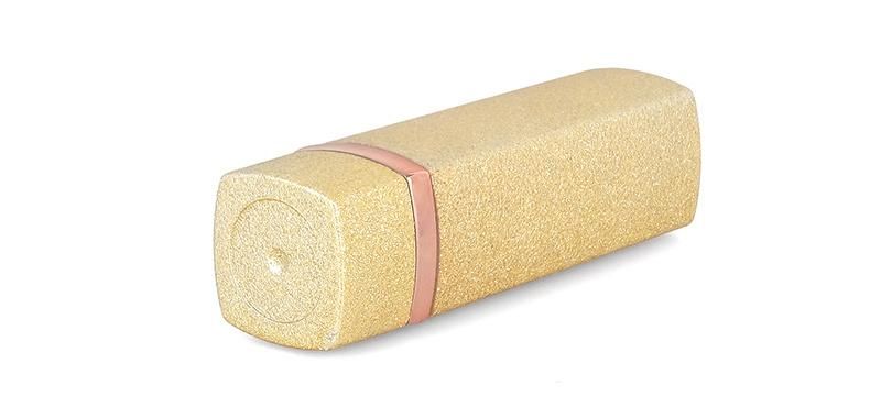 Fancy Cosmetic Empty Gold Lipstick Container Lipstick Packaging Tube Cosmetic Plastic Lipstick Tube