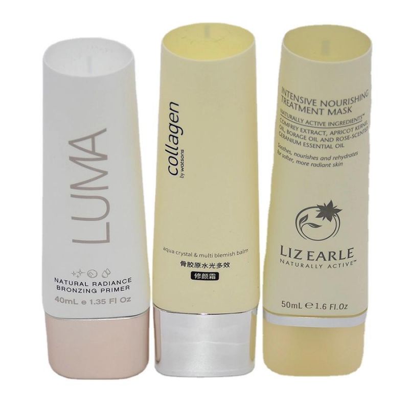 Plastic Soft Super Oval Tube Packaging Empty Cosmetic Tube