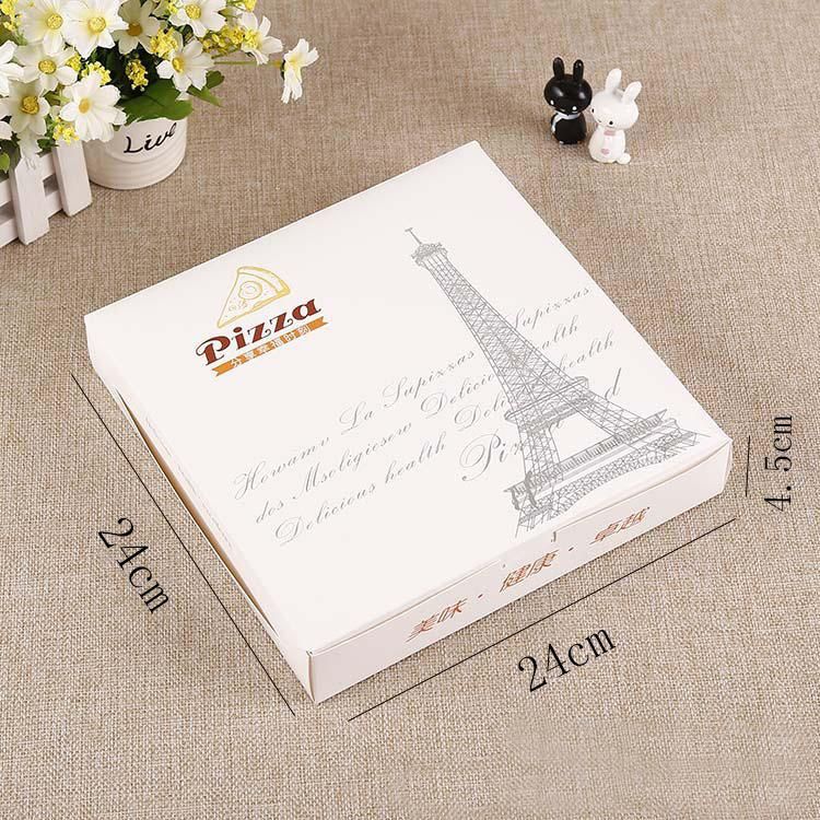 Customized Pizza Food Cake Storage Printed Folded Package Food Storage Packag Box