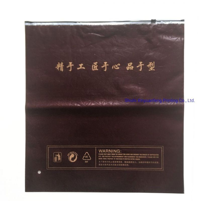 Zipper Bag for Clothing Packaging Bags CPE Plastic Bag Poly Bag Manufacturer