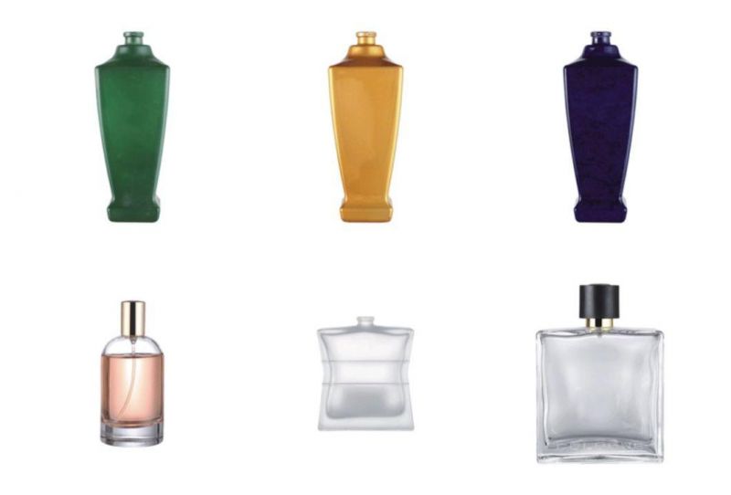 Custom Round Empty Clear Fragrance Glass Perfume Bottle 150ml Perfume Spray Glass Bottles with Cap