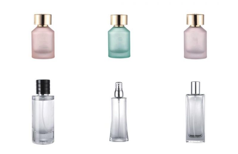 Custom Round Empty Clear Fragrance Glass Perfume Bottle 150ml Perfume Spray Glass Bottles with Cap