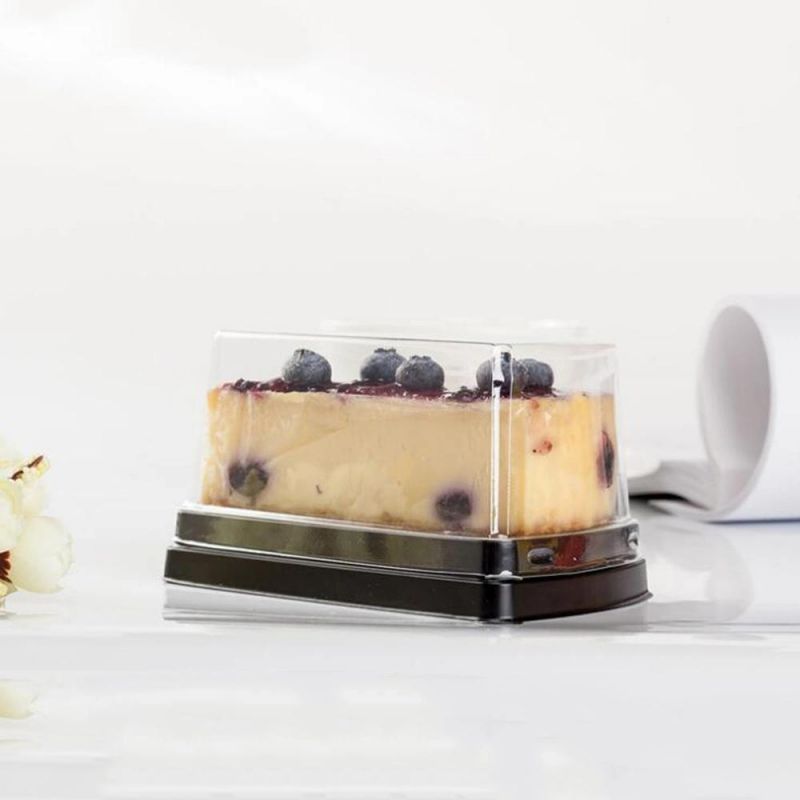 Clear Pet Small Triangle Slice Plastic Cake Boxes
