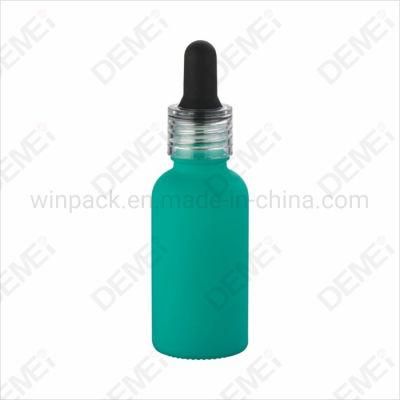 5ml 10ml 15ml 20ml 30ml Small Size Custom Pink Color Glass Essential Oil Bottle with White Dropper and Clear Transparent Cap for Skincare