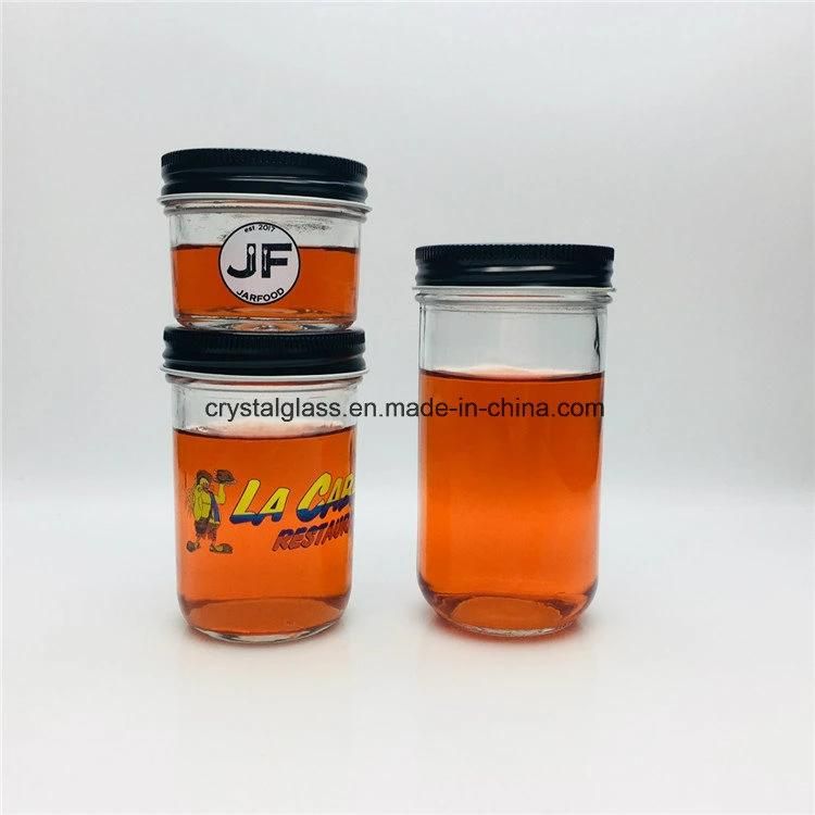 100ml Caviar Glass Jar Sealed Jam Jar/Glass Bottle for Food