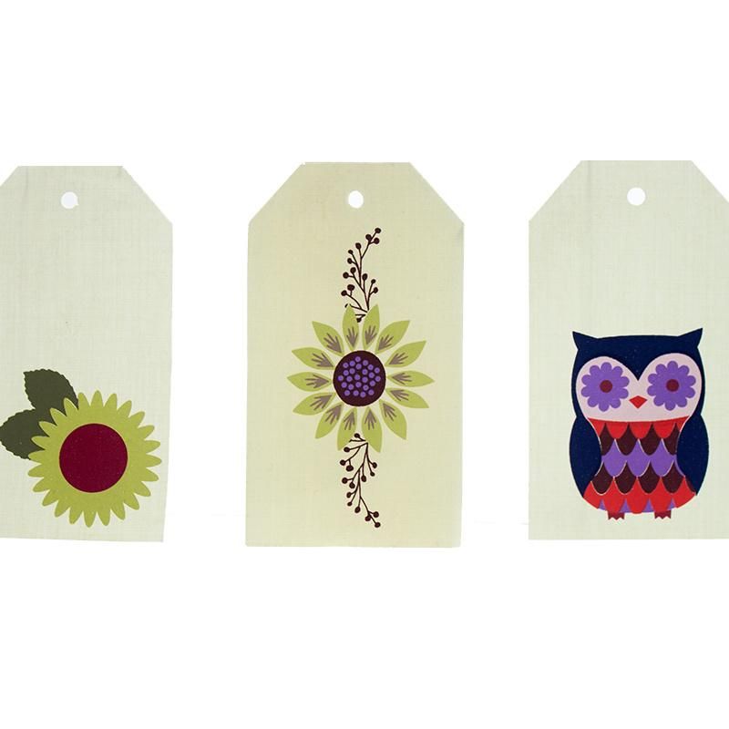 Fsc Paper Cartoon Silk Screen Printing Cloth Hang Tag for Garment