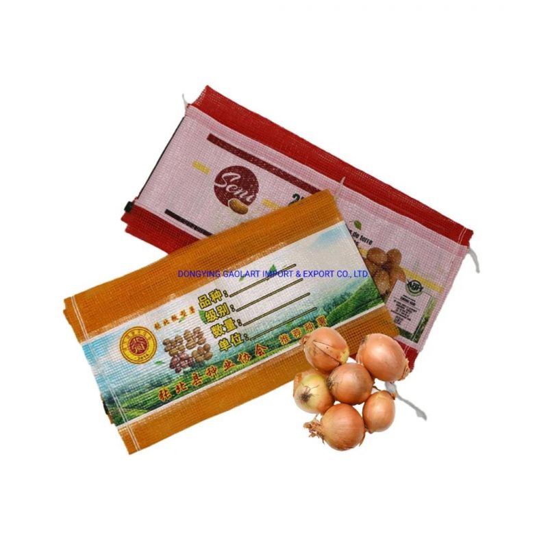 PP Tubular Mesh Leno Bag for Garlic Onion Packing