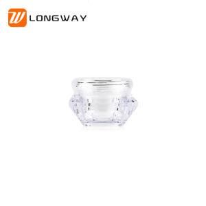 10g Diamond Shape as Clear Eye Cream Jar