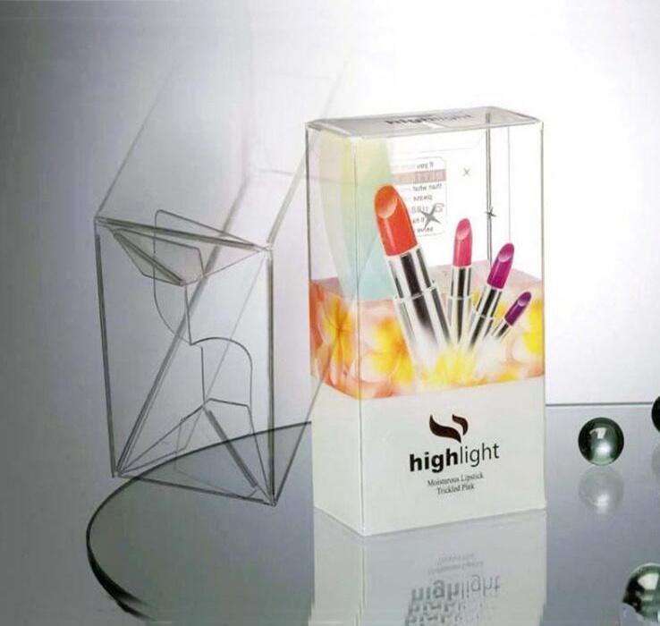 Custom Pet Plastic Handle Folding Box