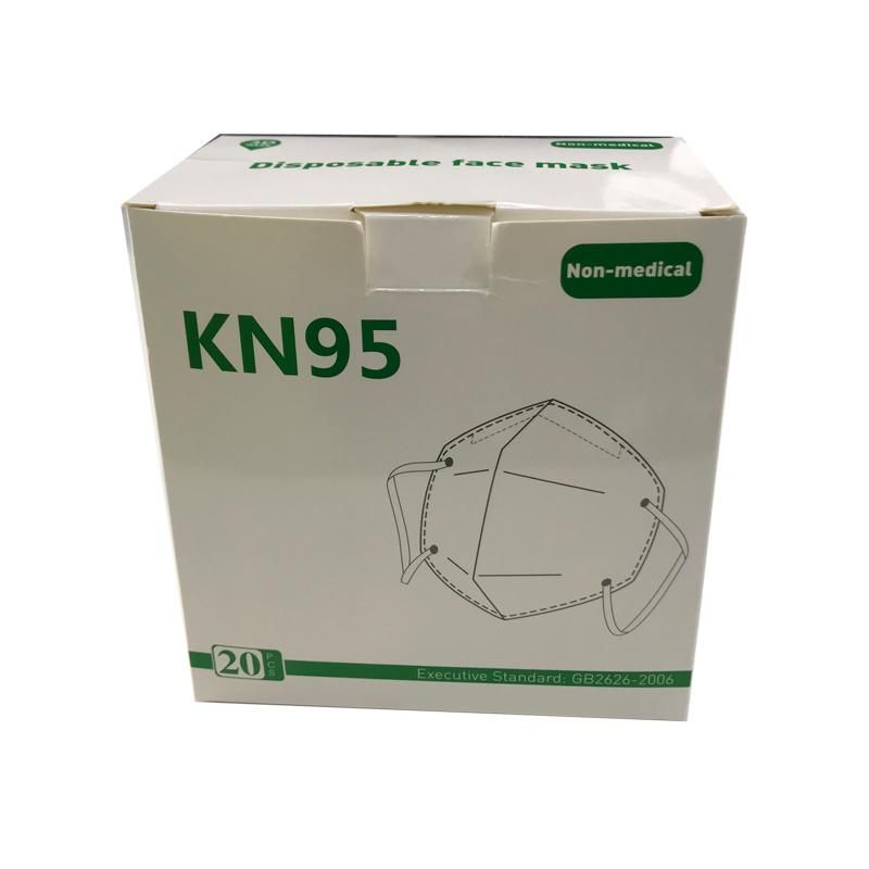 Wholesale Disposable 3-Layer Non-Woven Face Mask Packaging Box Surgical KN95 Mask Boxes