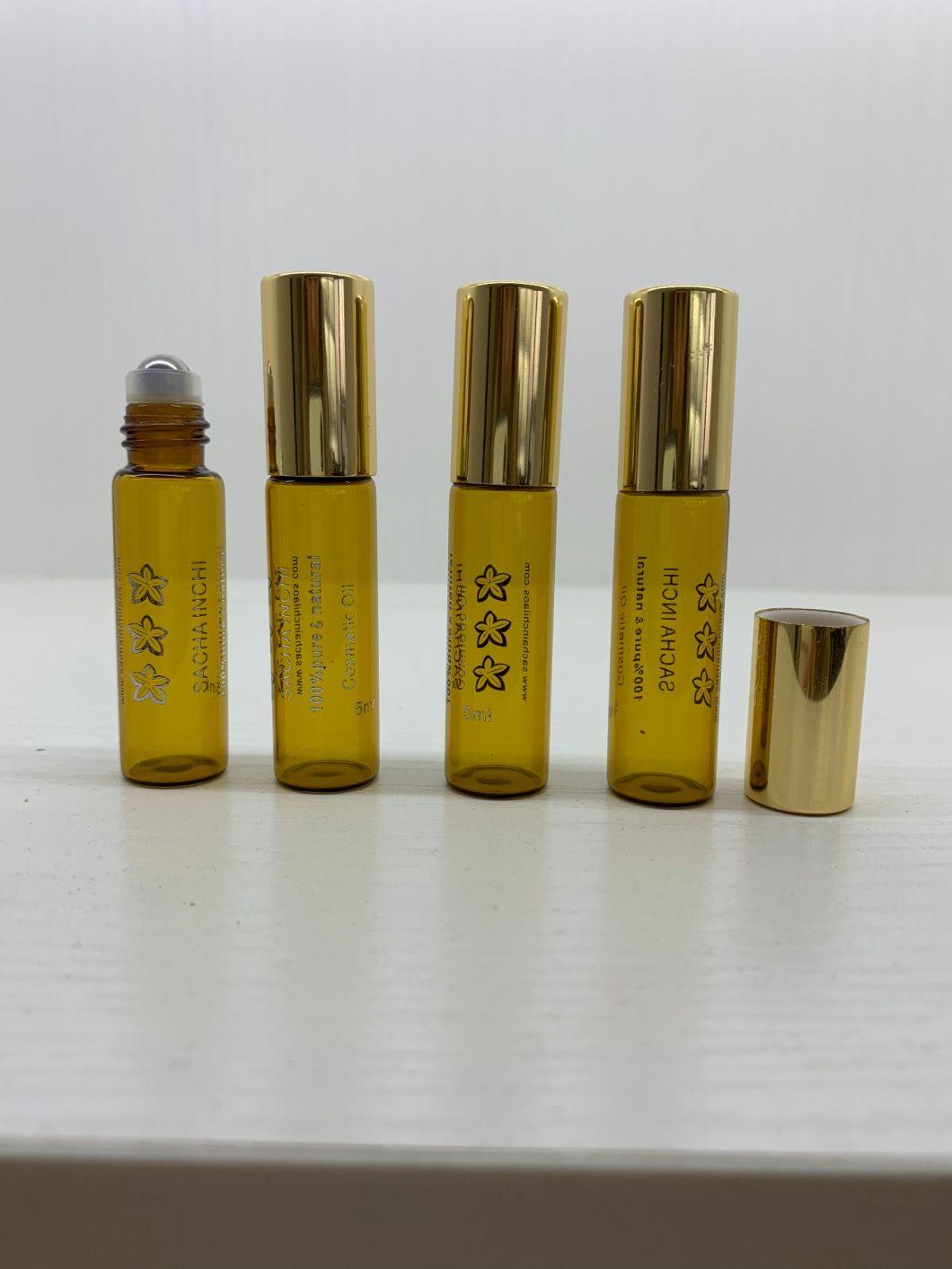 3ml 5ml 10ml Glass Roll on Bottles Amber Empty Essential Oil Glass Bottle