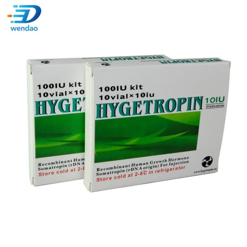 Ree Design Printing Small Single Peptide 2ml Vial HGH Box with Labels