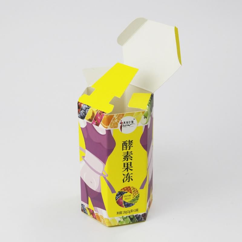 Custom New Design Cardboard Paper Hexagon Tube Box