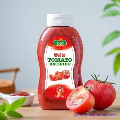 650ml Pet Plastic Squeeze Bottles for Packing Salad Sauce, Steak Sauce Fish Sauce