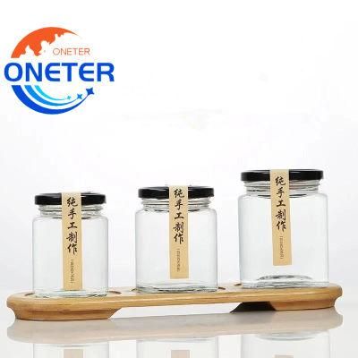 Wholesale 500ml 16oz Square Pickle Food Storage Glass Bottle