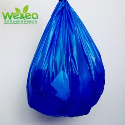 LLDPE Big Disposable Plastic Black Blue Garbage Bags