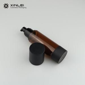 Cheap Price Amber Plastic Bottles with Frosted Cap