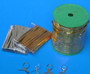 Gift Twist Tie, Golden Twist Tie, Sliver Twist Tie