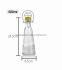 500ml Wide Mouth Glass Milk Water Bottle with Swing Top