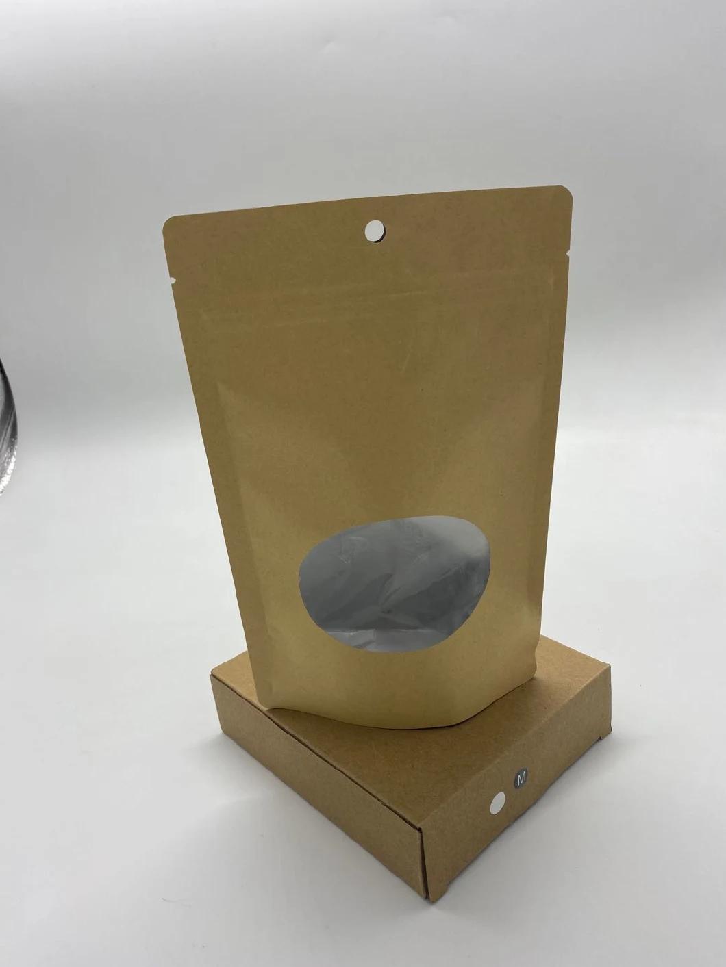 Kraft Foil Bag/Stand up with Zipper Kraft Bag 300g