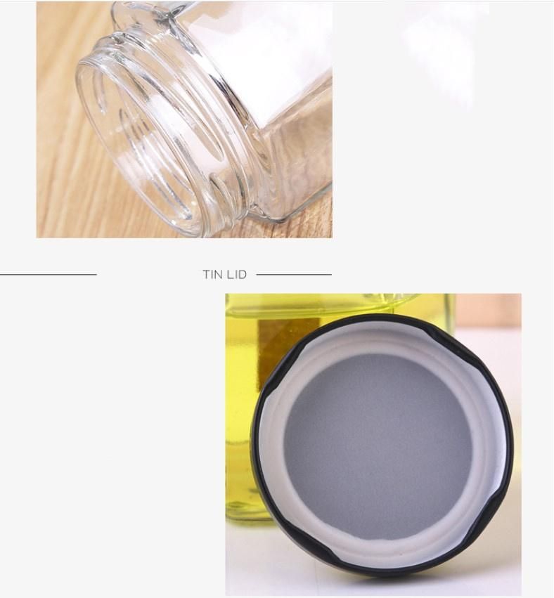 Wholesale 25ml-100ml Round Shape Glass Jar for Honey Jam Jelly with Metal Lid
