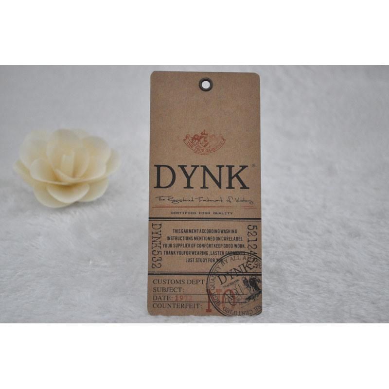 Kraft Paper Swing Tag for Jeans/Clothing/Apparel