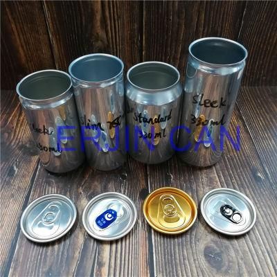 Print and Brite Aluminum Can Slim Standard Sleek 250ml 330ml for Carbonated Beverage Drink